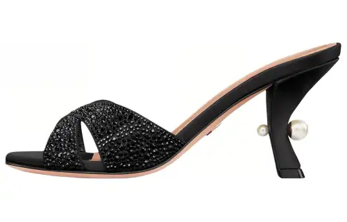 DIOR Tribales Slide Slippers Women's Black