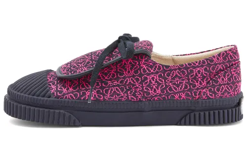 LOEWE Skateboard Shoes Women's Low Top Black/Pink