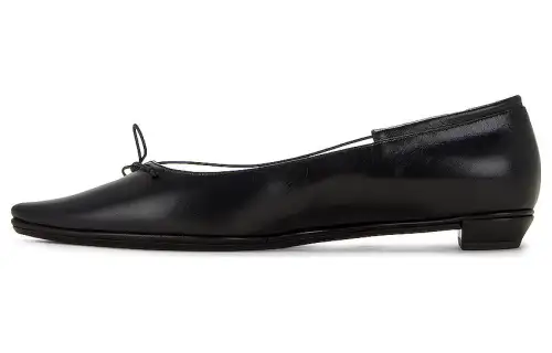 THE ROW Leather Casual Shoes Women's Black