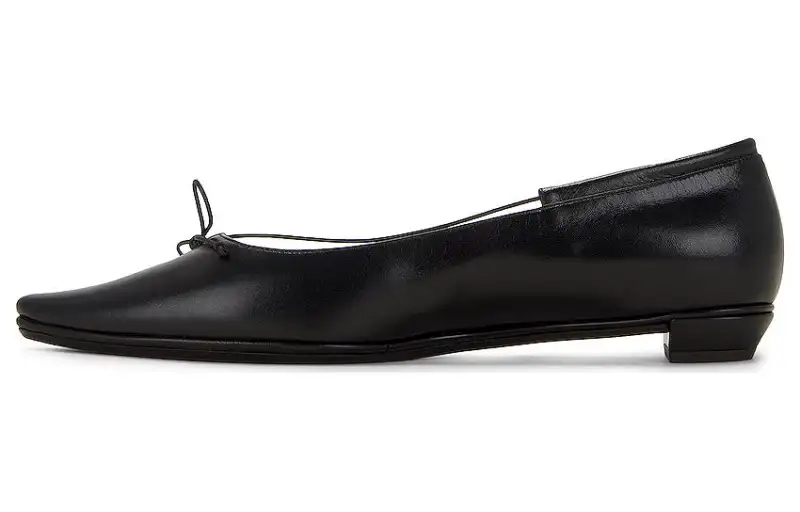 THE ROW Leather Casual Shoes Women's Black