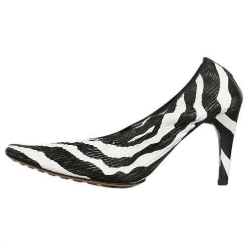 Bottega Veneta Cone Heel High Heels 8.5 Cm Women's Black White
