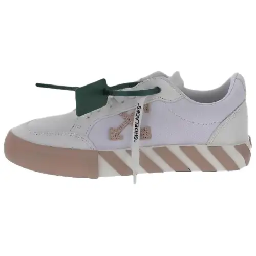 OFF WHITE Vulc Low Canvas Suede White Pink Women's
