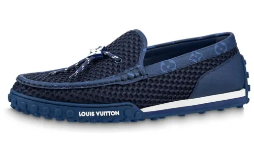 LOUIS VUITTON Racer Moccasins Shoes 'Blue'