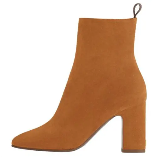 LOUIS VUITTON Donna Calfskin Ankle Boots 8.5cm Women's Brown