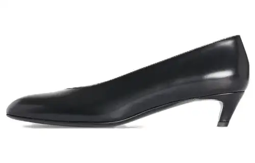 THE ROW Leather Slim Heel High Heels 3.8cm Women's Black