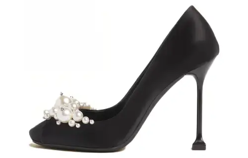 MIU MIU Slim Heel High Heels 10.5cm Women's Black
