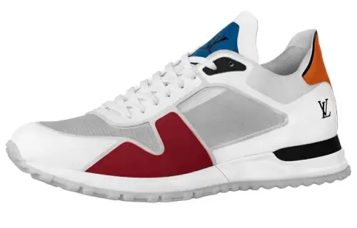 LOUIS VUITTON Run Away Wear resistant And Lightweight Low top Casual Shoes Men's Red White