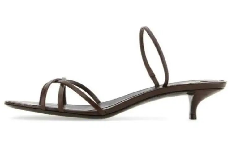 THE ROW Quick Dry Slide Slippers Women's Brown