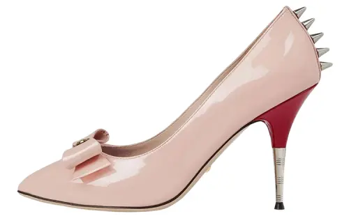 GUCCI Patent Leather Pump With Bow