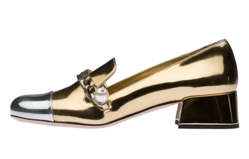 MIU MIU Casual Shoes Women's Gold