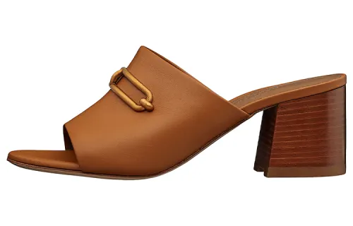 HERMES Camilla Slide Slippers Women's Brown
