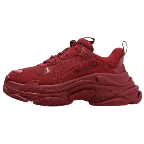 Balenciaga Triple S Burgundy Women's
