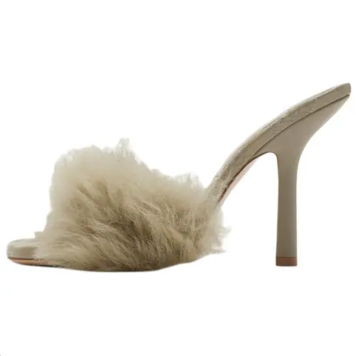 Burberry Slide Slippers Women's Gray