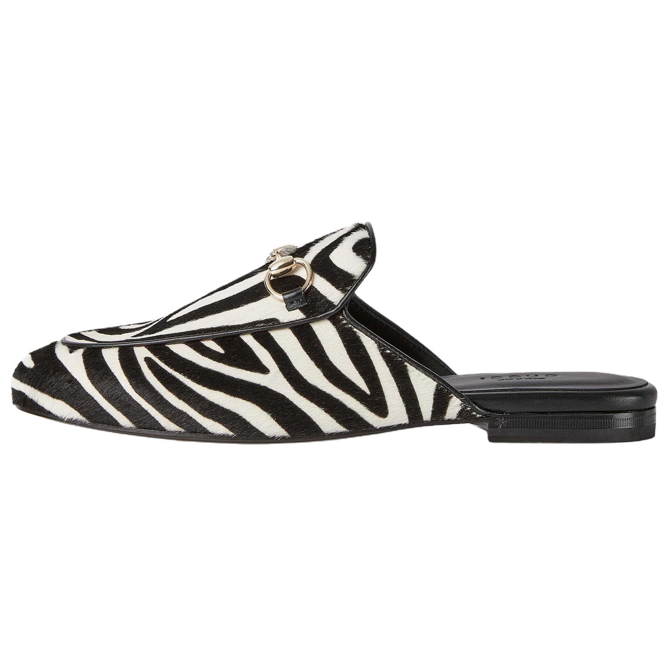 Gucci Wmns Princetown Slipper 'Zebra' Women's
