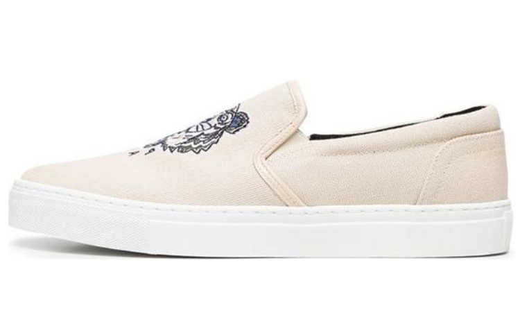 KENZO K Skate Takumi Kato Tiger Low top Athletic Shoes Men's Beige