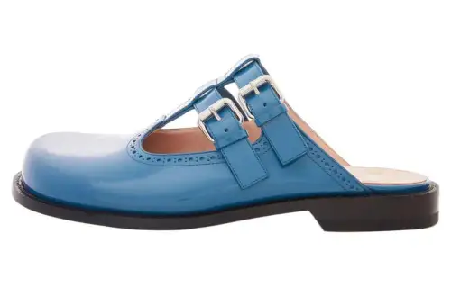 LOEWE Campo Closed Toe Slippers Men's Blue