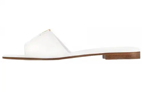 LOUIS VUITTON Capri Slide Slippers Women's White
