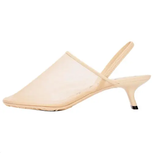 LOEWE Petal Irregular Heel High Heels 4.5cm Women's Beige