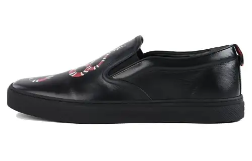GUCCI Men's Casual Shoes Men's Low Top Black