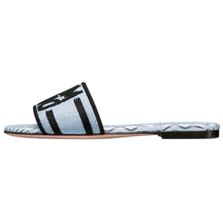 DIOR Dway Slide Slippers Women's Blue