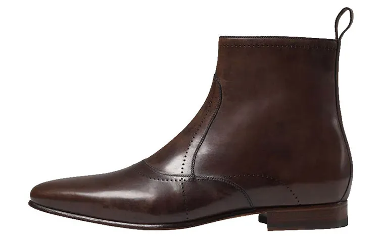 GUCCI Ankle Boots Men's Brown