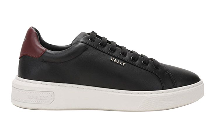 BALLY Low top Stylish Skateboarding Shoes Men's Black