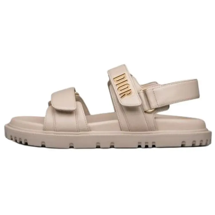 DIOR DiorAct Beach Sandals Women's Beige