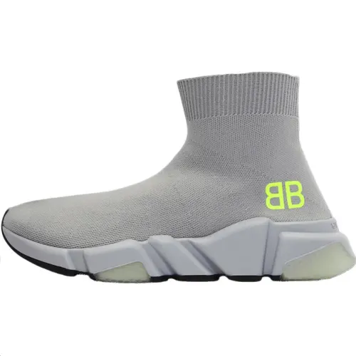 Balenciaga Speed High top Casual Shoes Women's Gray