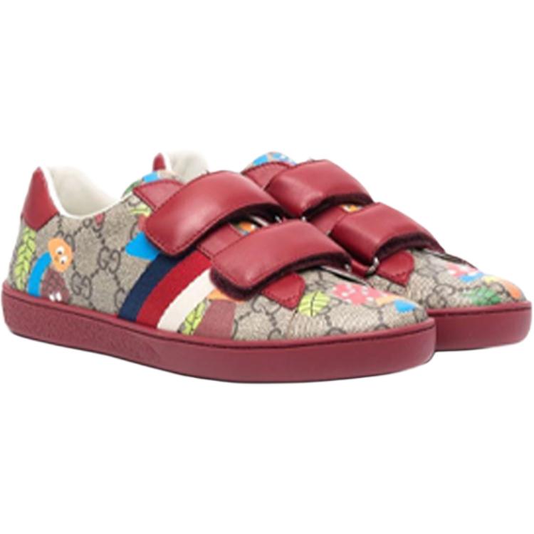 Кеды Gucci (розовые) — фото 2