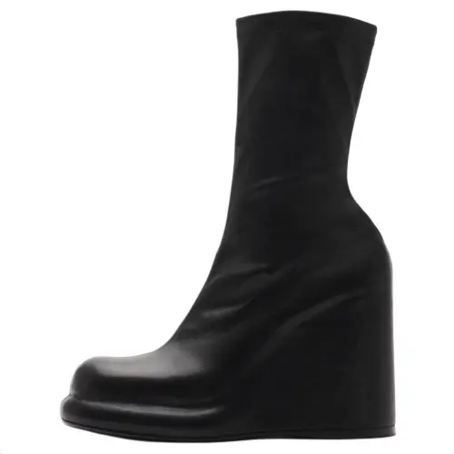 Burberry Pillar Ankle Boots 9.5cm Women's Black
