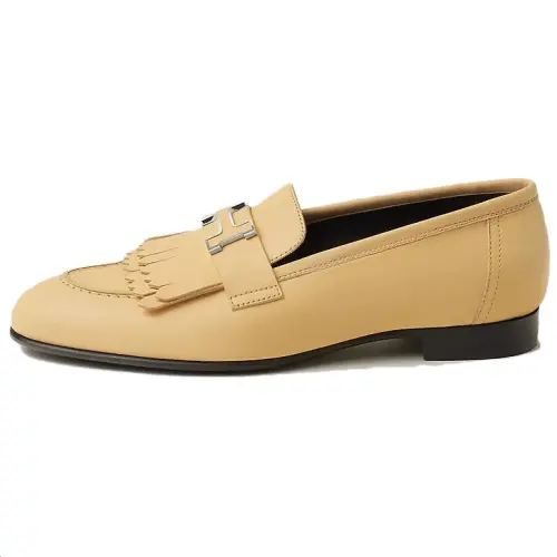 HERMES Royal Loafers Women's Yellow