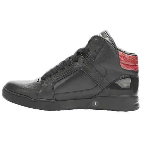 Gucci Signature Leather High 'Red Snakeskin'