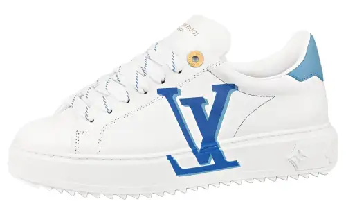 LOUIS VUITTON Time Out Low top Skateboard Shoes Women's White