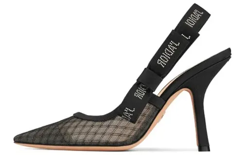 DIOR J'Adior Slim Heel High Heels 10cm Women's Black