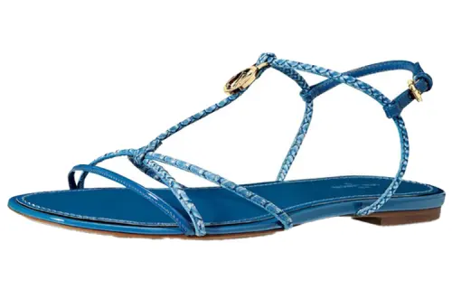 LOUIS VUITTON Sunseeker Flat Sandal 'Blue' Women's