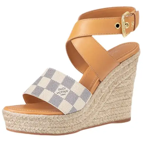 LOUIS VUITTON Starboard Stylish Sandal Women's Brown