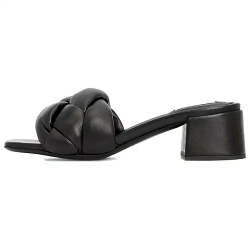 MIU MIU Slide Slippers Women's Black