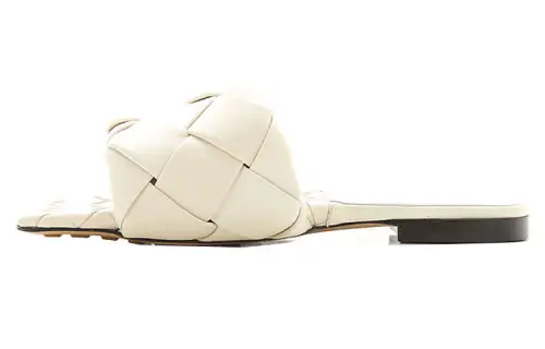 Bottega Veneta Slide Slippers Women's Beige