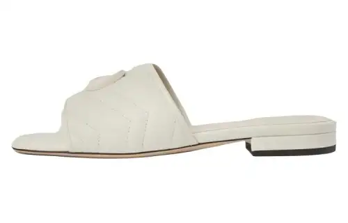 GUCCI Slide Slippers Women's Ecru