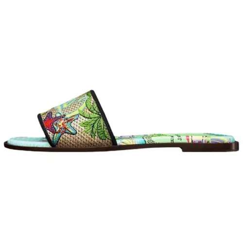 DIOR Dway Slide Slippers Women's Blue