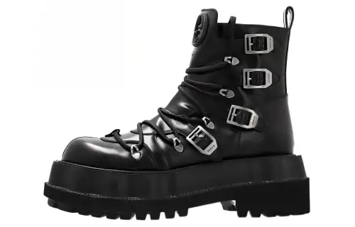GUCCI Interlocking G Leather Boots
