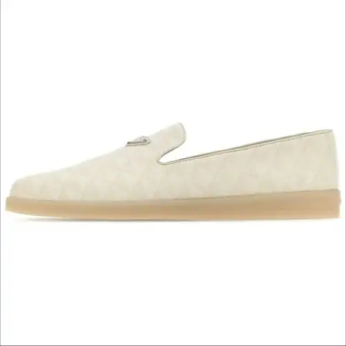 PRADA Men's Casual Shoes Men's Low Top Beige