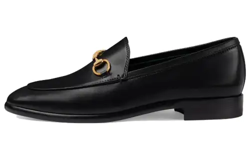 GUCCI Loafers 6CM Women's Black