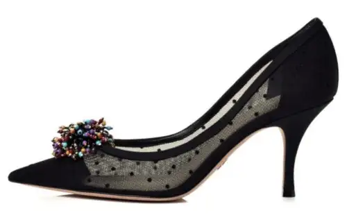 DIOR Blossom Slim Heel High Heels 8.5cm Women's Black