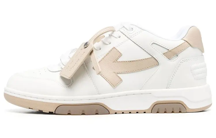 OFF WHITE Out Of Office Ooo Low Tops White Sand