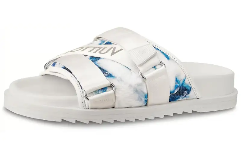 LOUIS VUITTON Honolulu Stylish Sandal Men's Blue White
