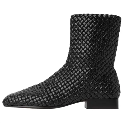 Bottega Veneta Jim Ankle Boots Men's Black