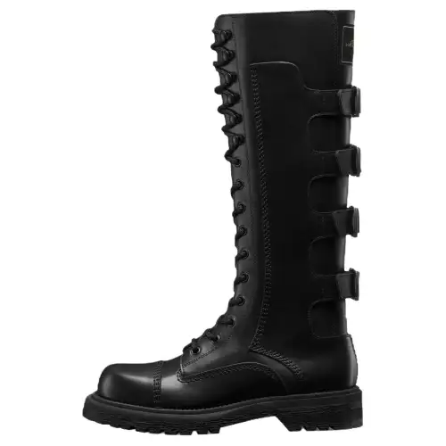 DIOR Cow Leather Fashion Trend Knee high Boots Women's Black