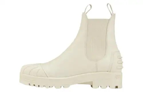 DIOR DiorIron Chelsea Boots Women's White