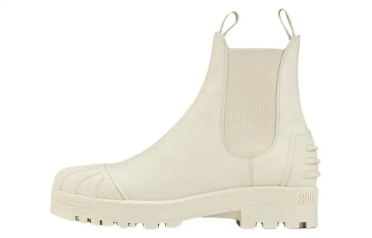 DIOR DiorIron Chelsea Boots Women's White